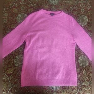 Talbots Cashmere Pink Crewneck Sweater M